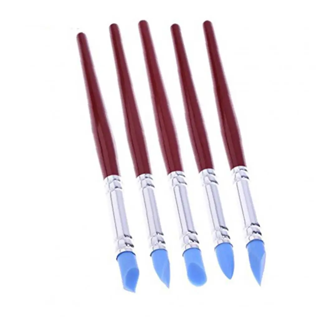 Глина формирующий моделирующий инструменты для вытирания резиновый наконечник