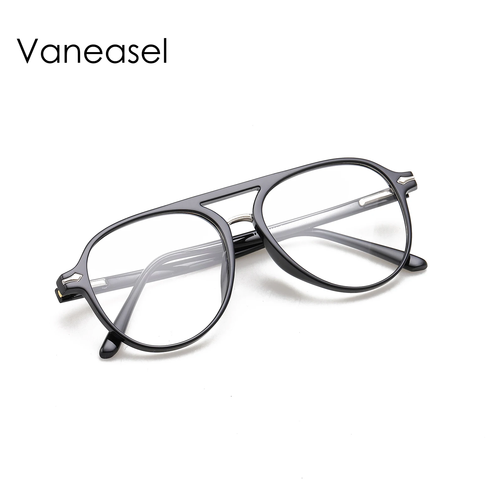 Высококачественные круглые очки из металла TR90 переменного тока произведенные