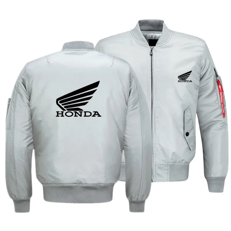 

2021 New Autumn Winter for HONDA logo jackets Men Fashion Stand Collar One Pilot Jacket Mens Baseball Uniform Coats man