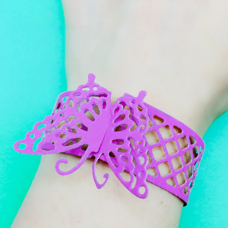 Металлические режущие штампы для браслета бабочки скрапбукинга альбома