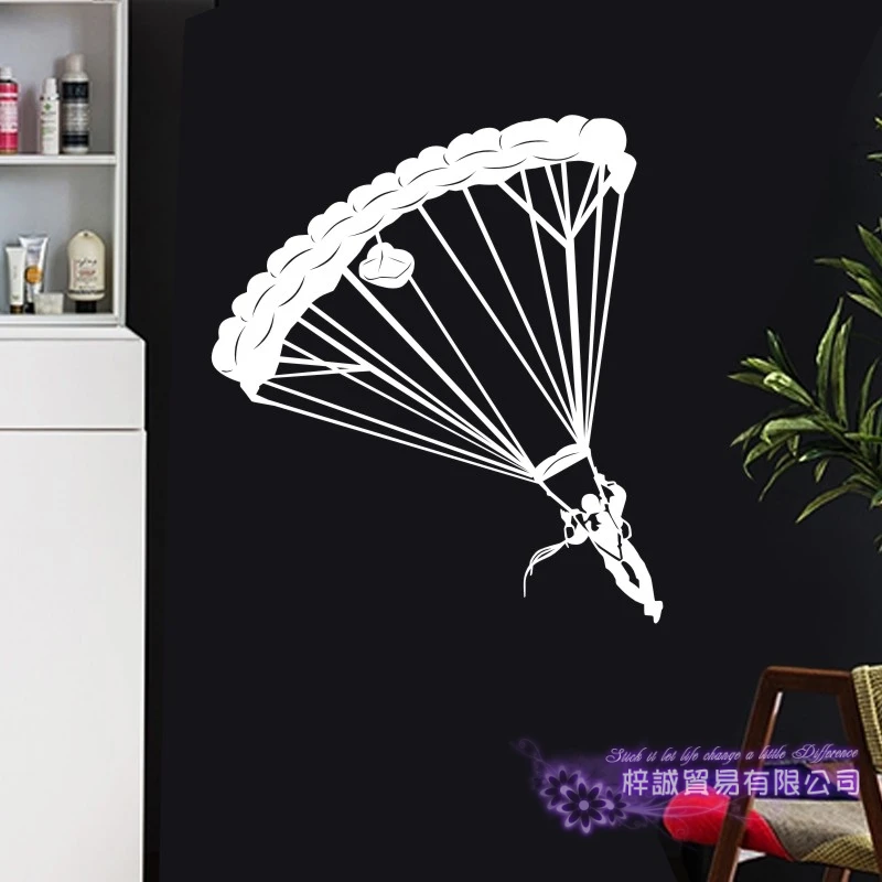 Skydive наклейка парашют автомобиля Наклейка Экстремальные виды спорта плакаты