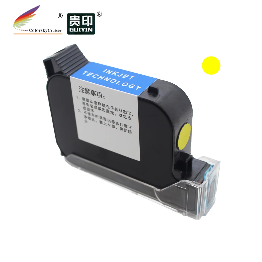 Cartucho de Tinta Rápido do Inkjet de Eco para o Codificador Altura de Impressão 600dpi da Impressora do Código do Jato de Tinta Solvente Seco Acessível Esperto q r 1 – 2 12.7mm S127