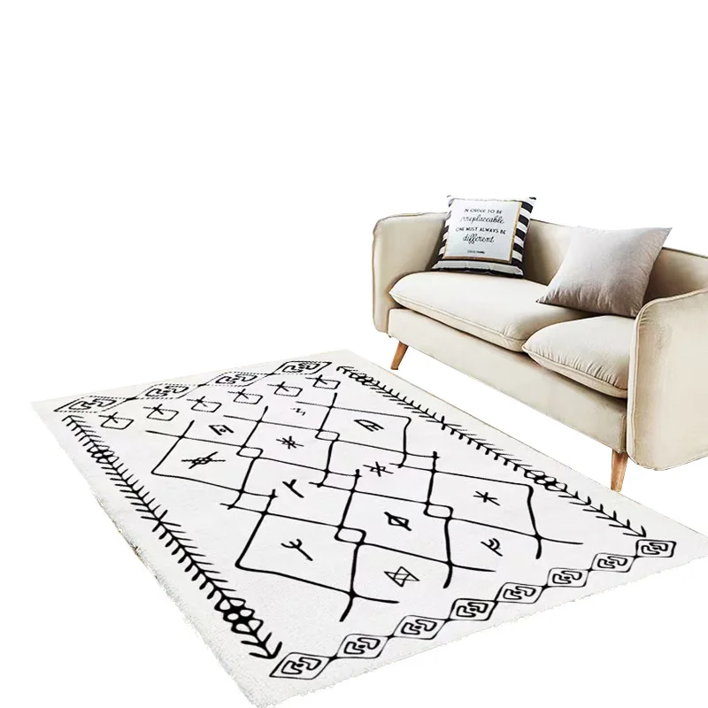 Comprare Linea Nordica Tappeto Imitazione Cashmere Soggiorno Coperta Camera Da Letto Comodino Tappeto Tavolino Divano Cuscino Personalizzazione