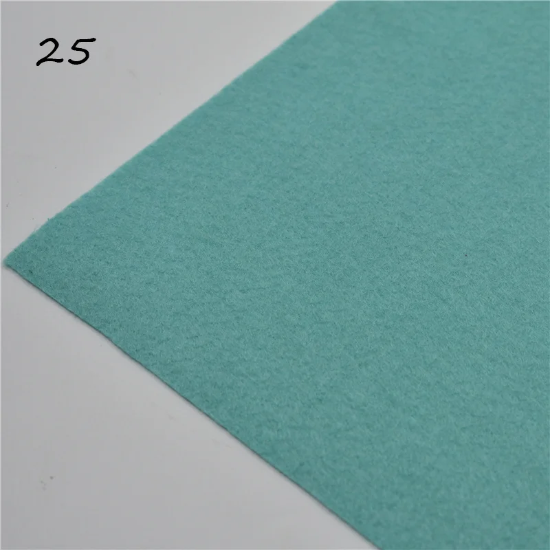 Felt 25 1 шт., ручная работа, фетровые цветы, ручная работа, для кукол, для валяния, шерсть 30/15 см, 60 цветов - Цвет: Felt 25