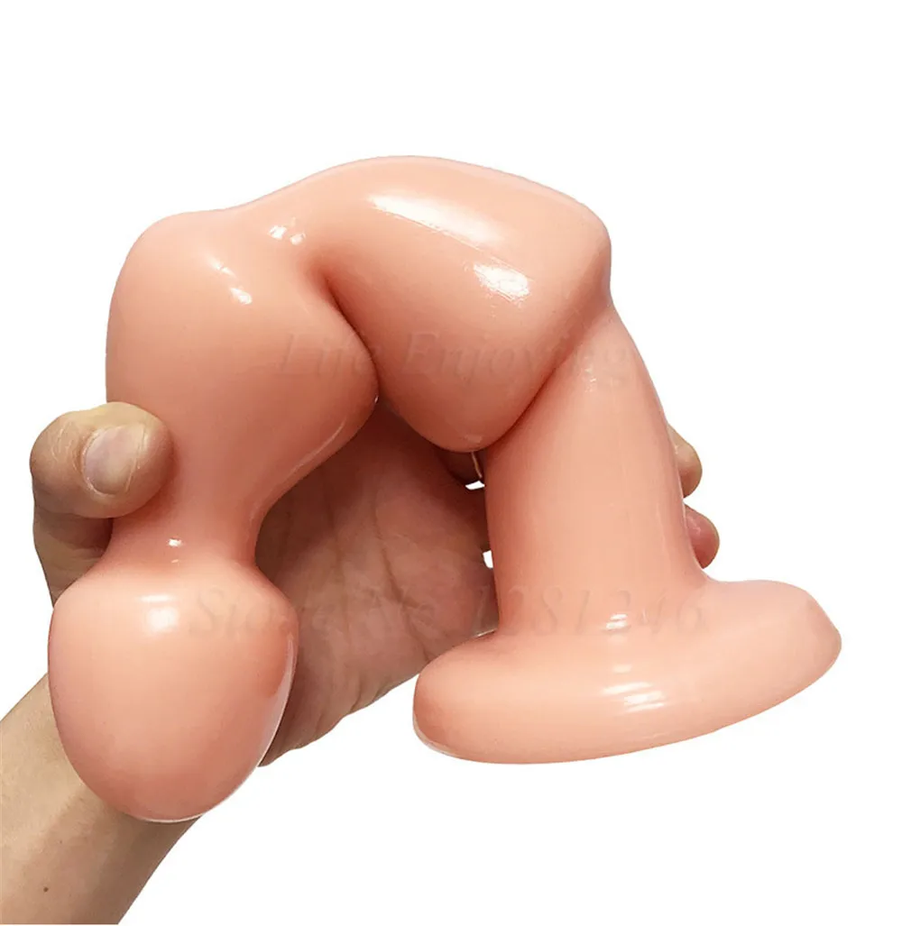 New Super Soft Anal Beads Big Butt Plug with Sucker Sex Toys for Adults Woman Man Dildo Large Booty Huge Anus dilator | Красота и