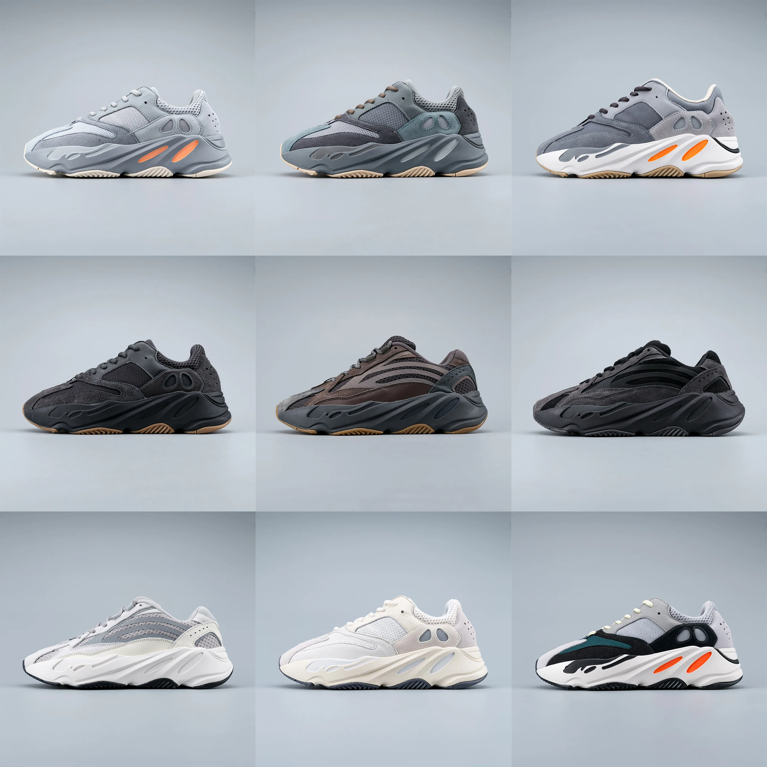 

500 Hot Sell Kanye 700 White shoes trending Casual men shoes High Quality plataforma shoes Five-layer sole zapatillas hombre