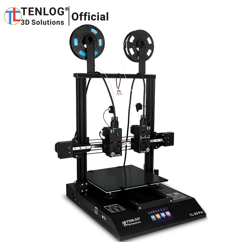 Новый TENLOG TL D3 PRO с TMC2208 независимый двойной экструдер полностью закрытый корпус