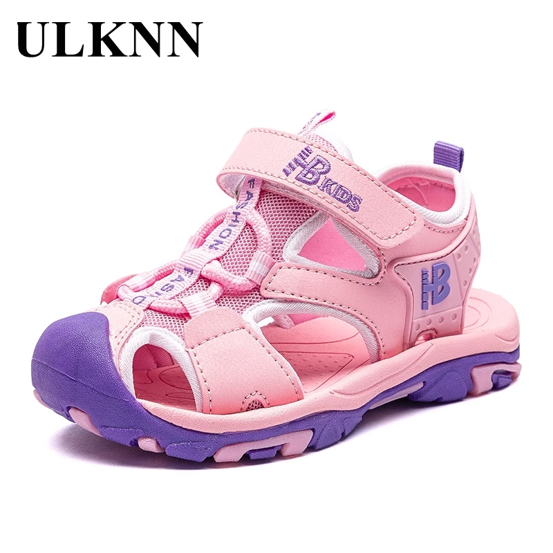 

ULKNN Boy's Sports Sandal Children's Solid Sandals 2021 New Summer Kids Fashion Spring Footwears Soft Shoes Casual Rubber Sole