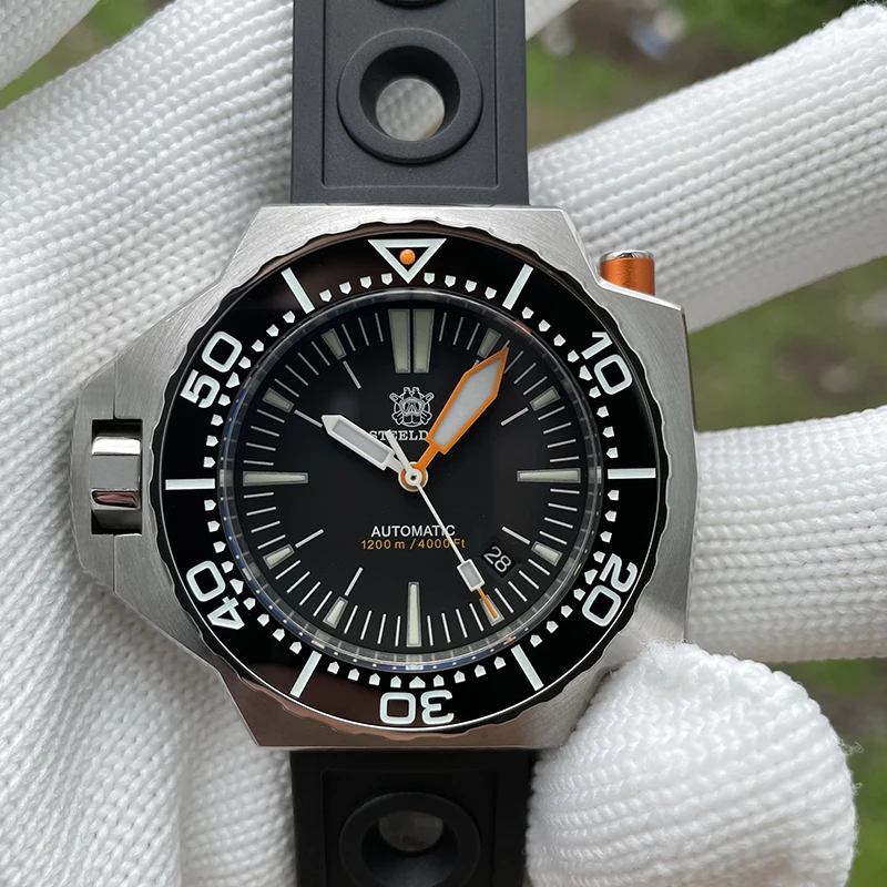 Мужские часы для дайвинга STEELDIVE 1969 автоматические механические 1200 м