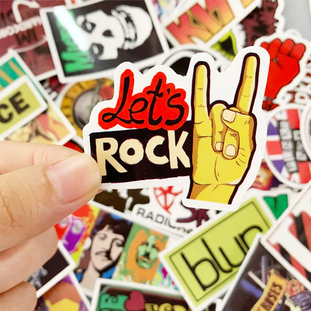 10/30/50PCS Rock Band Music Punk Graffiti Stickers Guitar Skateboard Laptop Luggage Motorcycle DIY Decal Classic Toy | Игрушки и хобби