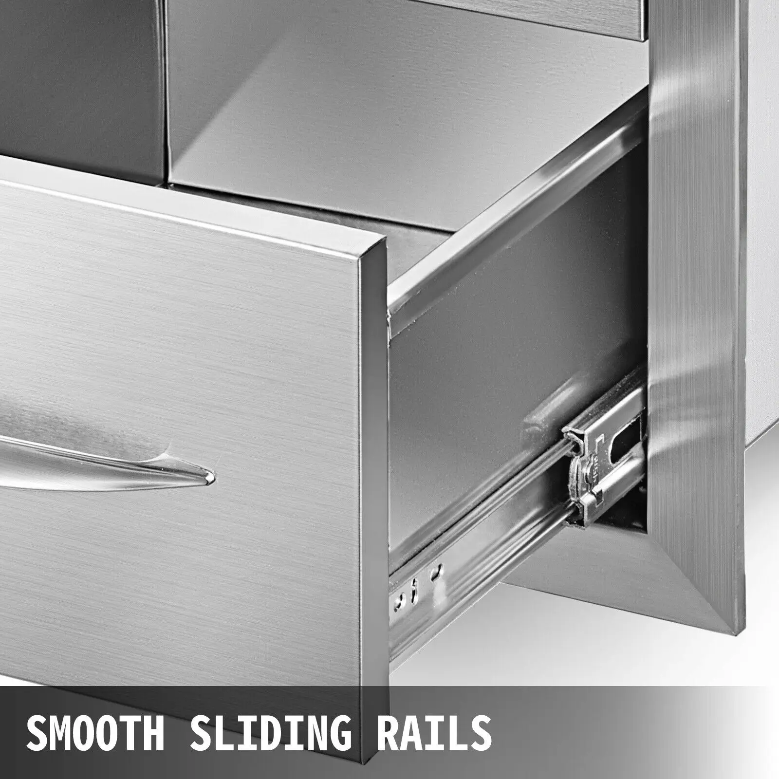 Устойчивый к ржавчине Одноместный/двойной/тройной выдвижной ящик для кухни