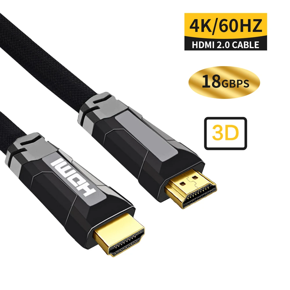 

HDMI2.0-Compatible cable 4k 60hz UHD for Xbox Ps4 Projector computer 3m 2m 1.5m 1m 8m 5m 10m 4K HDMI-Compatible 2.0 Cable