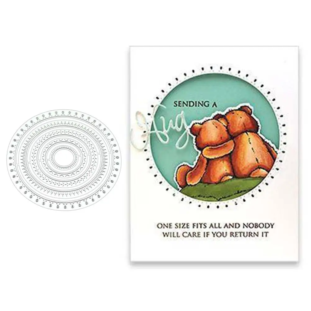 Металлическая позолоченная цепь режущие штампы DIY скрапбукинга тиснение