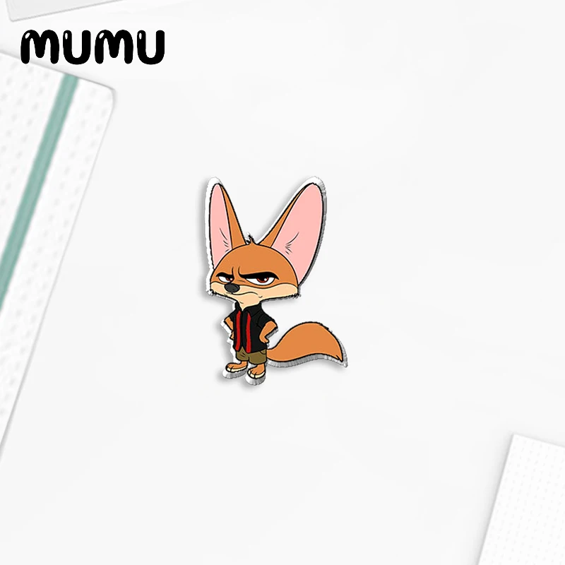 Новинка 2021 Акриловые Броши с изображением зоотопии значок на лацкан Ника и Джуди