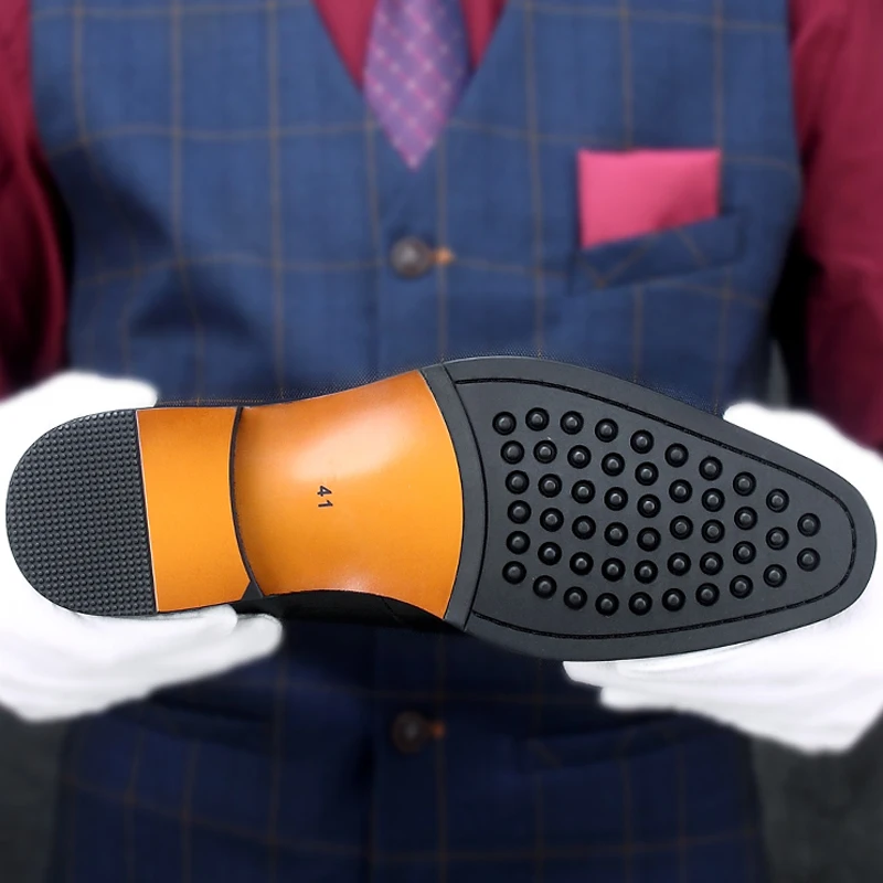 Классические мужские свадебные туфли оксфорды ручной работы из натуральной кожи