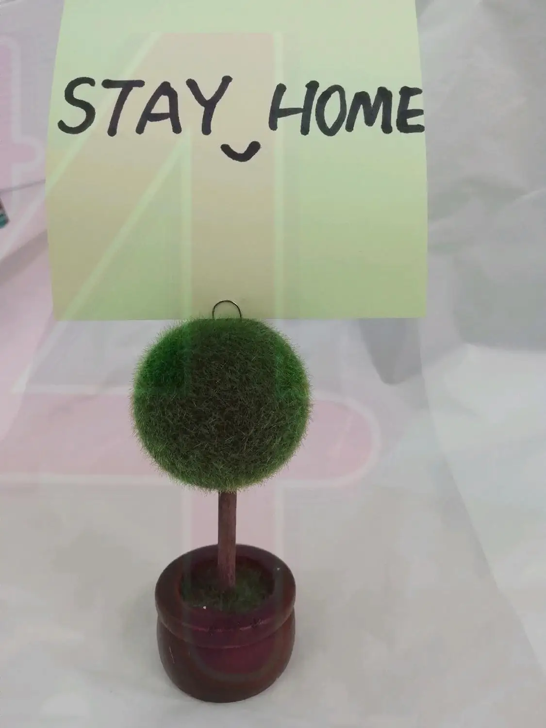 Зеленый фугу мяч Йо фигурной стрижки кустов фото держатель/место держатель для