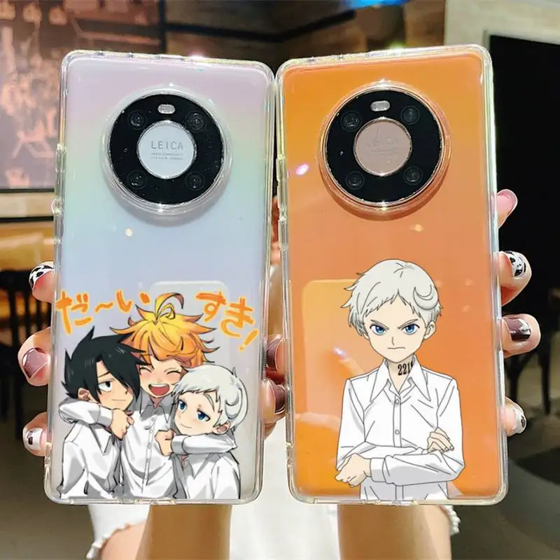 

The Promised Neverland Phone Case For Huawei P 20 30 40 pro lite Psmart2019 Honor 8 10 20 Y5 6 2019 Nova3E