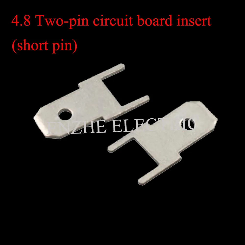 

2000 шт. 4,8 В он-лайн короткие среднюю ногу схема PCB вставка 187 вставить кабельный наконечник вставить проводку пайки шт DJ610-4.8-12