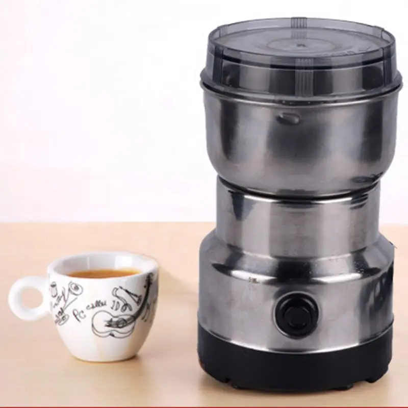 

220V Electric Coffee Grinder Grinding Milling Nut Bean Spice Matte Blender