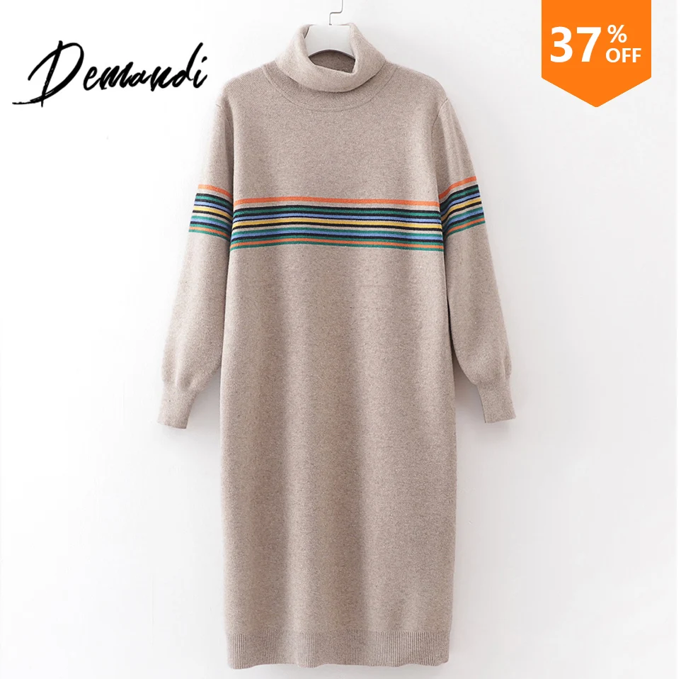 DEMANDI свитера женские теплые рукава Осень 2019 Женская Новая мода досуг Высокий