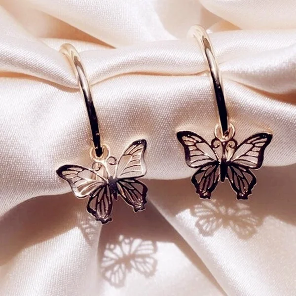 

2021 Fashion Butterfly Drop Earring Jewelry for Woman