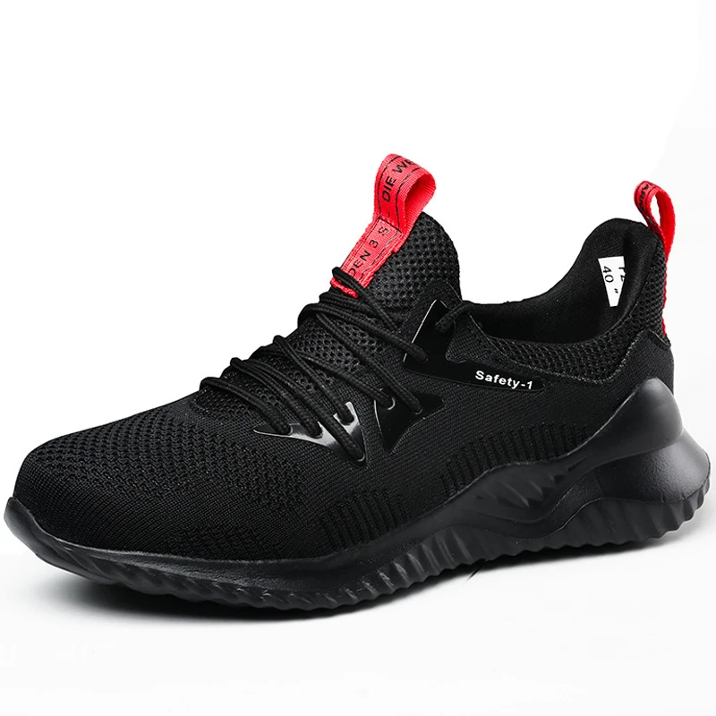 

New Sport Safety Shoes Men Indestructible Work Shoes Boots Lightweight Work Sneakers Male Steel Toe Shoes Anti Puncture Boots