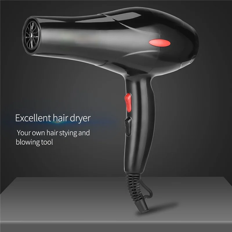 

2021 Professional Negative Ion Hair Dryer Fan Home Use Hot Cold Blow Drying Barber Salon Blower Diffuser Concentrator Nozzles