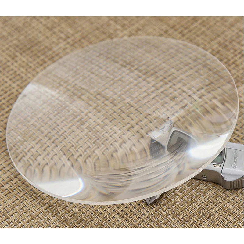 

80mm K9 Optical Aspheric White Glass Double Convex Lens Magnifying Lenses DIY Projector Biconvex Condensing Lentes Focal Length
