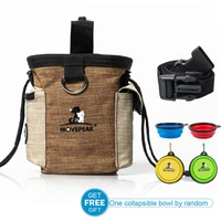 dog training waist bag hands free pet snack bag treats pouch portable pet products storage bag for dog feeding outdoor walking