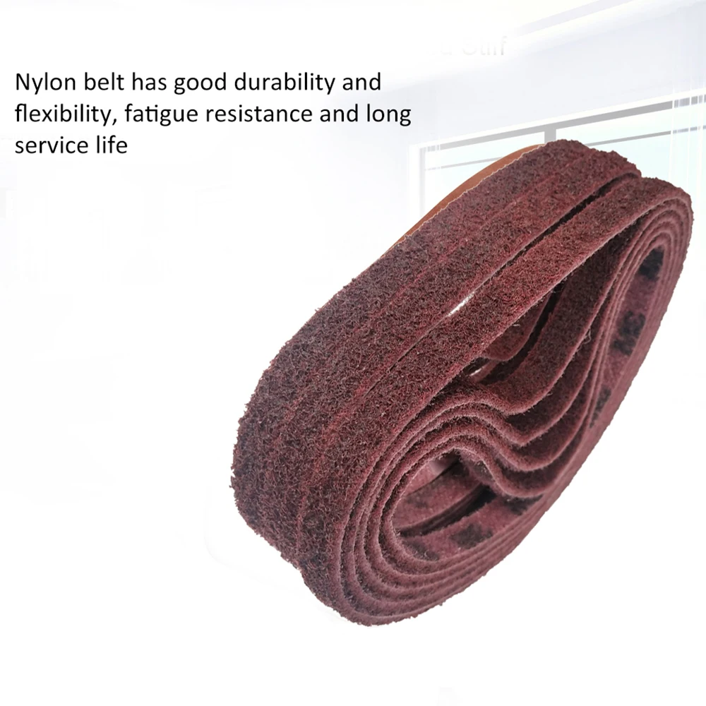 

New 10 PCS 560 x 10mm sanding belt Polishing Nylon belt sander for Stainless Steel Wood Polishing Deburring grinding belts