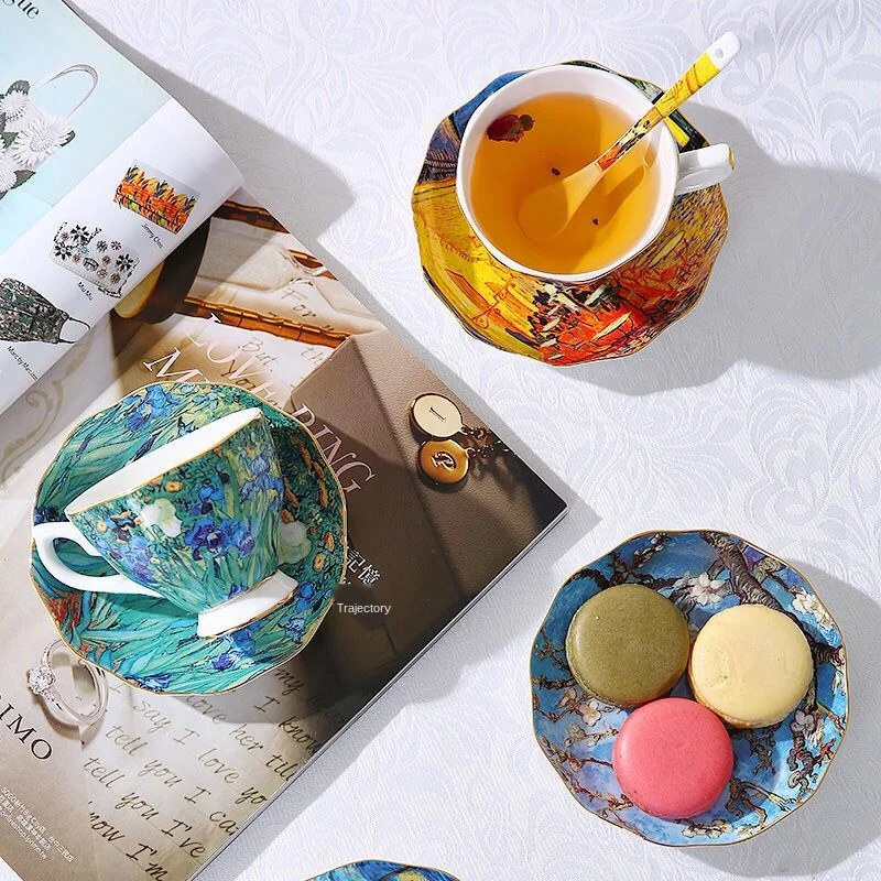 Новый Bone China красивый Европейский Винсент Виллем Ван Гог искусство знаменитая