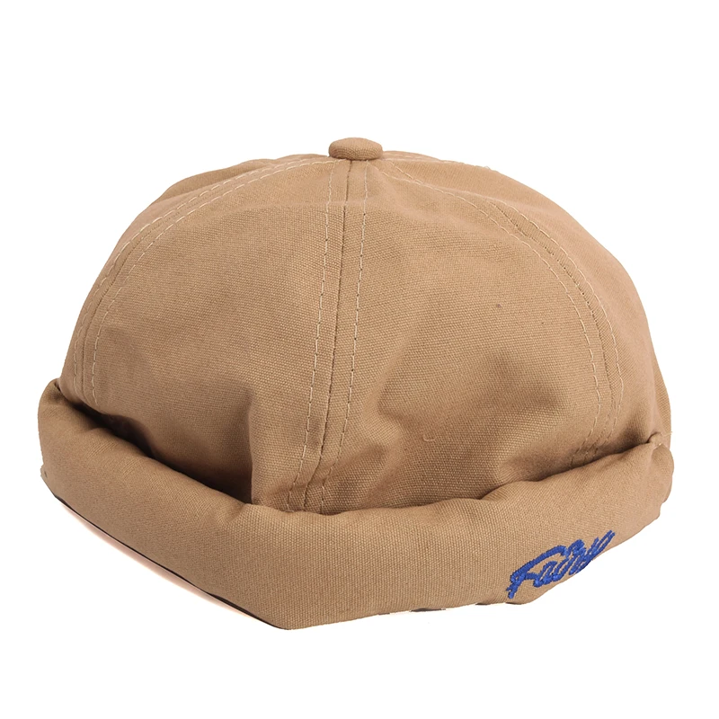 12 Pieces/Lot Cotton Sailor Caps Men's Women's Unisex Docker Casual Beanies Hat Cap Wholesale Mix Colors