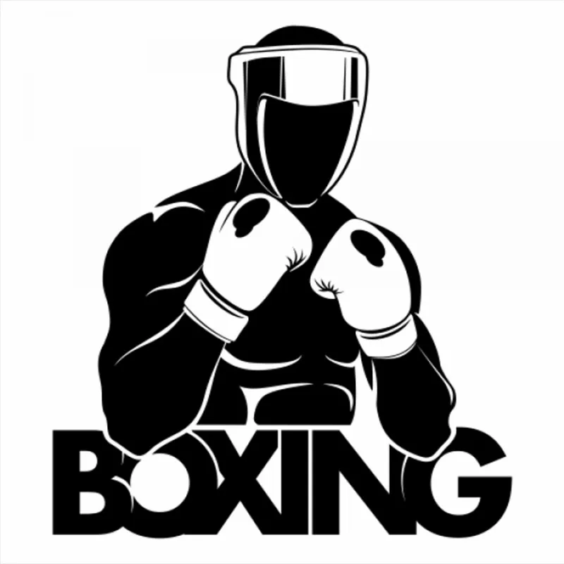 

Dawasaru Boxing Sport Lover Man Car Sticker Personalized Decals Laptop Motorcycle Auto Accessories Decoration PVC,18cm*16cm