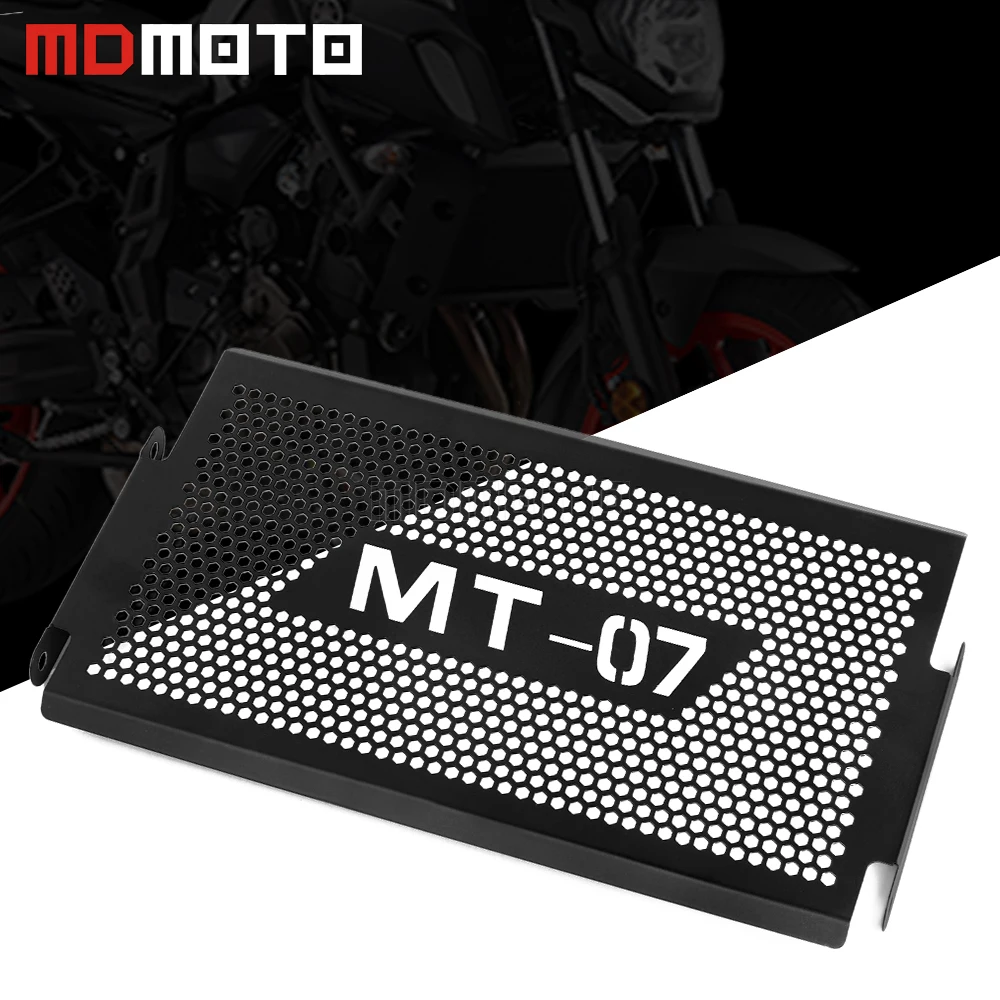 Крышка для мотоцикла Радиатор протектор Yamaha MT07 MT 07 2016 2018 2017 бак воды Чистая