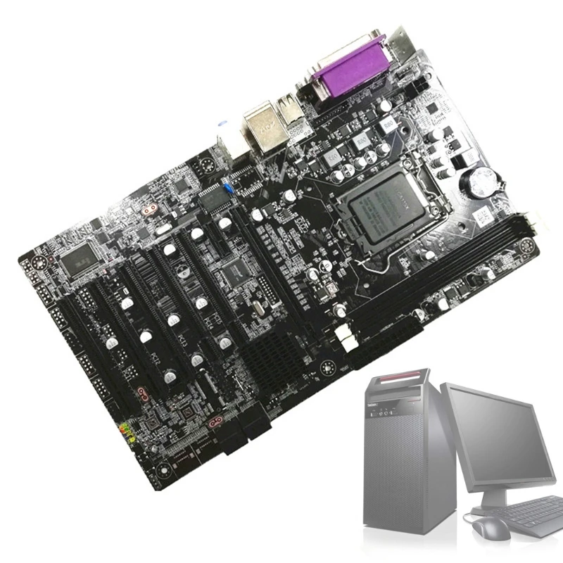 H61 DVR материнская плата LGA 1155 розетка Мониторинг безопасности В индустриальном