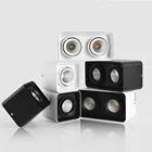 Квадратный потолочный светильник с поверхностным креплением, 7W14W, потолочные светодиодные светильники, 220 В переменного тока, cob, светодиодные точечные светильники, потолочные светильники, освещение