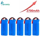 Аккумулятор Lipo 7,4 В 2700 мАч для Syma X8C X8W X8G, запасные части для радиоуправляемого дрона, батарея 2S 7,4 В 853480, запчасти для части к игрушкам на ру