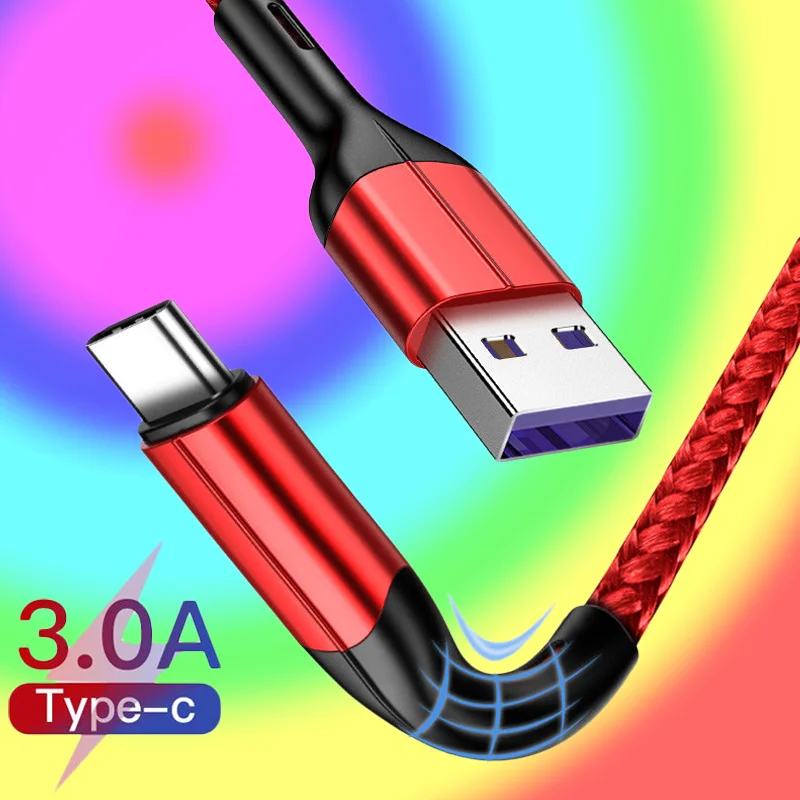 Фото Usb type C кабель для быстрой зарядки USB передачи данных зарядное устройство samsung S10 S9 Usb type C кабель для быстрой зарядки USB передачи данных зарядное устройство samsung S10 S9