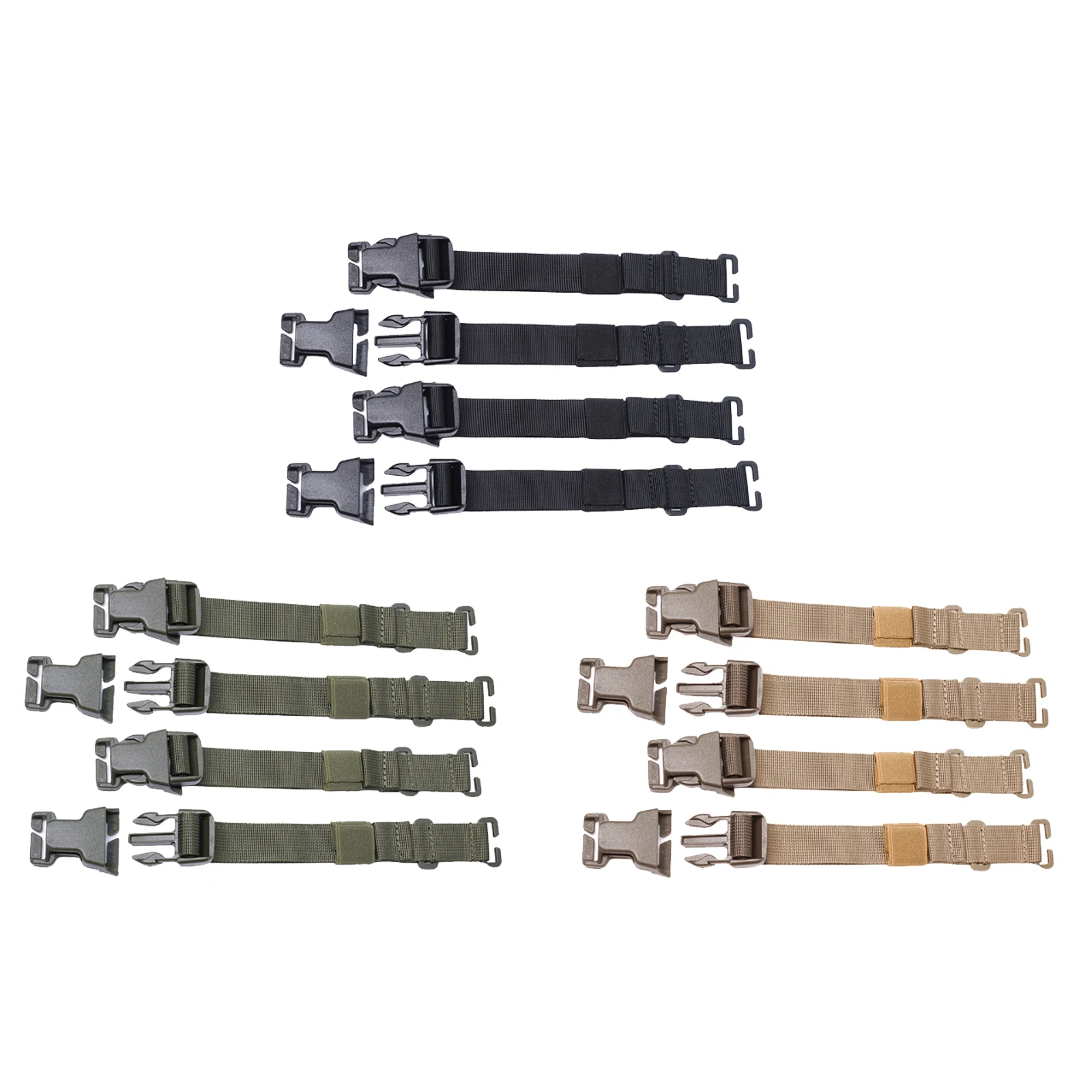 

4 шт. регулируемый нагрудный ремень для рюкзака Пряжка ремни для ремня для хранения для улицы охоты туризма аксессуары инструменты