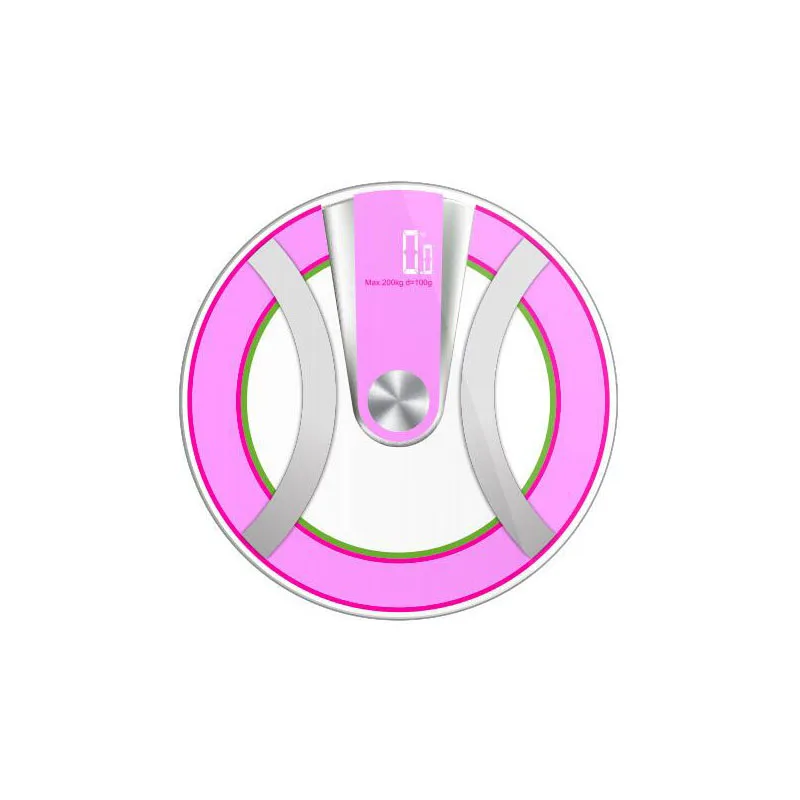 Круглые умные Bluetooth весы для тела и жира бытовые человеческого здоровья точные