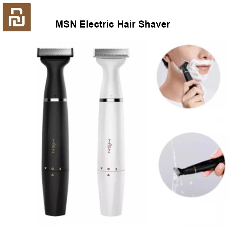 

Электробритва Youpin MSN для мужчин, водонепроницаемая, для сухого и Влажного Тела, подмышек, волос, бровей
