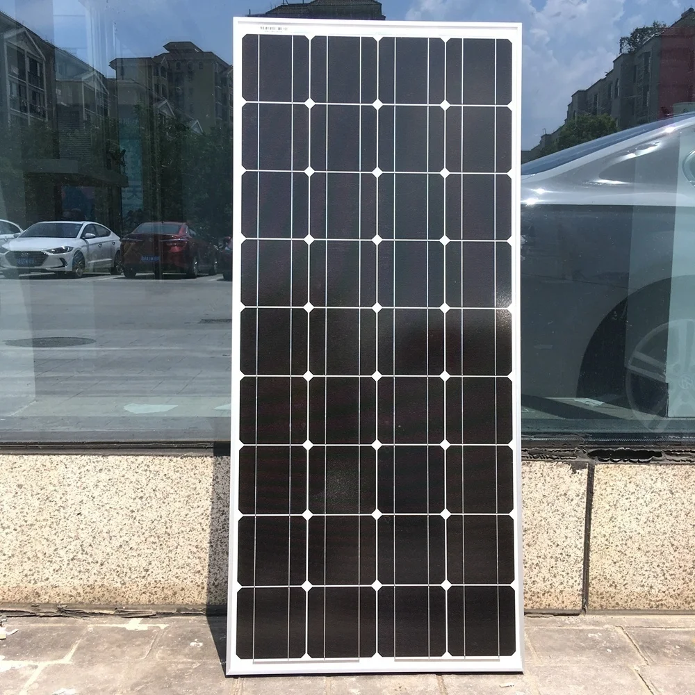 Солнечная панель Стекло Панели солнечные 120w 12V прозрачная солнечной батареи из