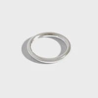 july dream s990 sterling silver minimalist simple finger rings for women full size korean style fashion jewelry for kids gifts