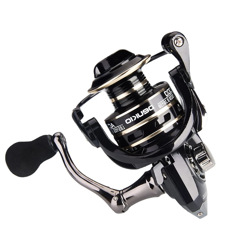 

All Metal Fishing Reel Spool Spinning Wheel 5.2:1 High Speed Bass Pike Max Drag 12kg Power Sea Fishing Reel Carret Saltwater