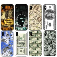 no money no funny soft phone cover shell dollars cash mobile case for iphone 11 pro xs max xr x 12 mini 8 7 plus 6s 6 se 2020 5