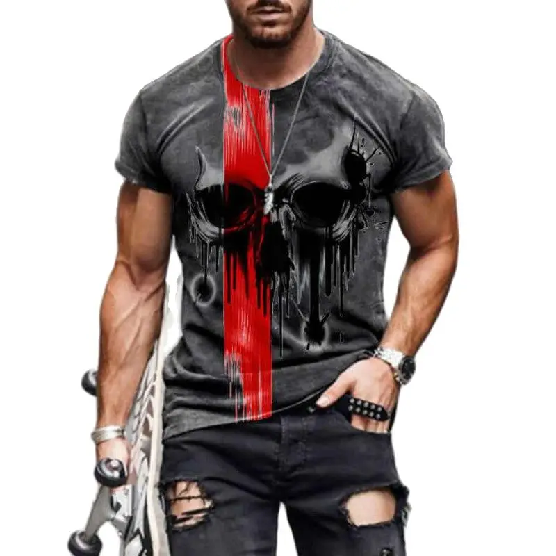 

Футболка мужская с круглым вырезом, свободная дышащая рубашка с коротким рукавом, с принтом национального флага, в ретро стиле, лето 2021