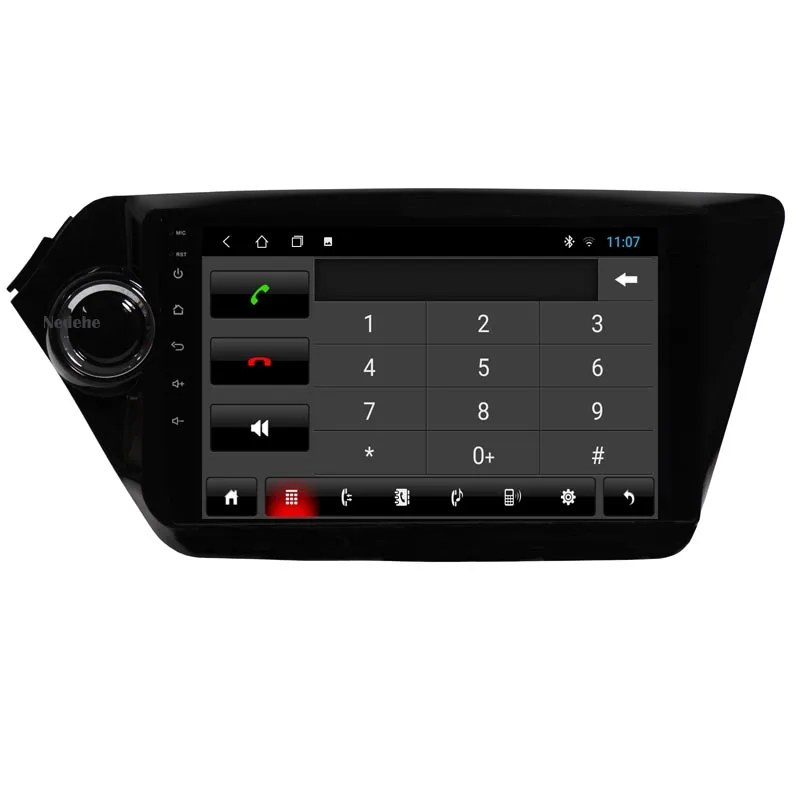 Nedehe 9 дюймов 4G + 64G Android 0 автомобильный DVD-плеер для Kia K2 RIO 2010- 2016 радиоприемник