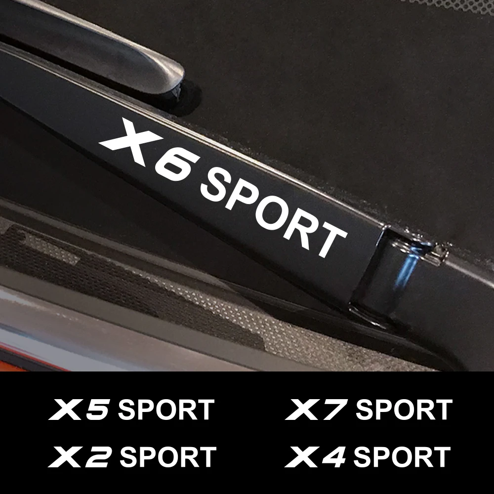 Автомобильные наклейки на стеклоочиститель спортивные ПВХ для BMW X5 E70 E53 F15 X3 F25 E83 X6