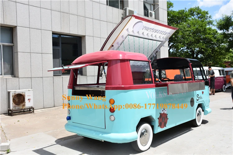 

Mobile Outdoor Street Mobile Fast Food Ice Cream Hot Dog food Cart For Sale