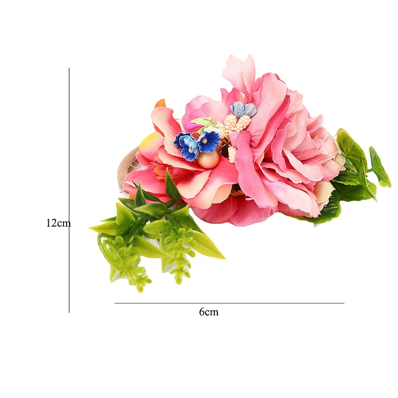 

Baby Headband Cute Fake Flower Nylon Hair Bands For Kids Artificial Floral Elastic Hair Headwear For Infant Gift